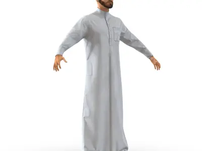  Arab Man Rigged for Cinema 4D 