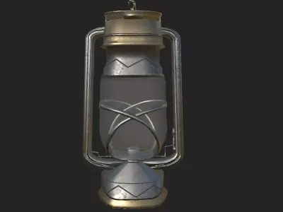 Lantern Low-poly 3D model