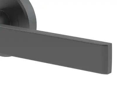 Carlisle Brass Serozzetta Edge Door Handle Matt Black 3D model