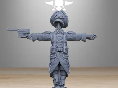 GrimGuard Scarecrow 3D print model