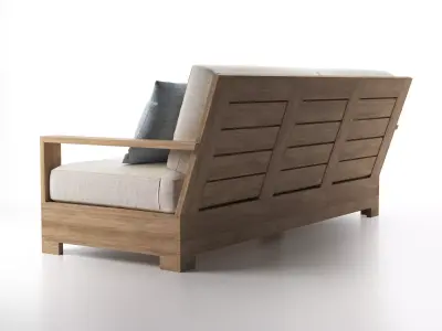 Belvedere Classic Sofa 3D model