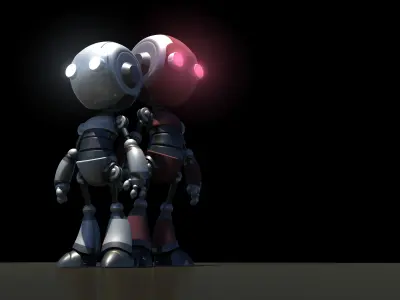 cute Robot 3D model