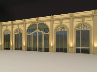 3d panel wall 3D model