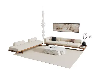 sofa set  3D model
