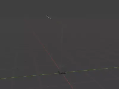Lowpoly Lamp Post Low-poly 3D model