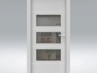 InoxLatte Interior Door 3D model