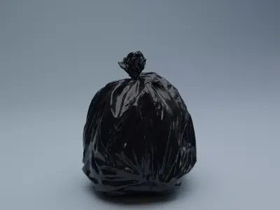 Trashbag - Small Low-poly 3D model