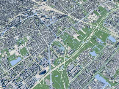 The Hague City Netherlands 3D model