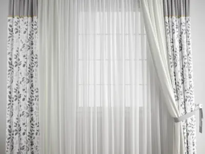 Curtain 354 3D model