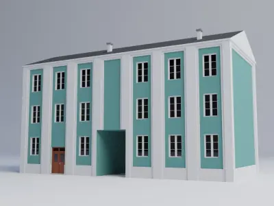 Apartment building 3D model