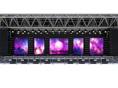 Concert Scene 03 3D model
