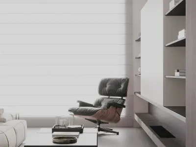 Modern livingroom 3D model buy