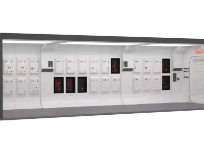 Tantive 4 left wall 1-12 scale Blackseries 3D print model