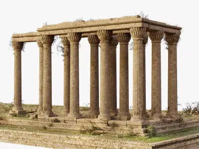 Temple of Olympian Zeus 3D model