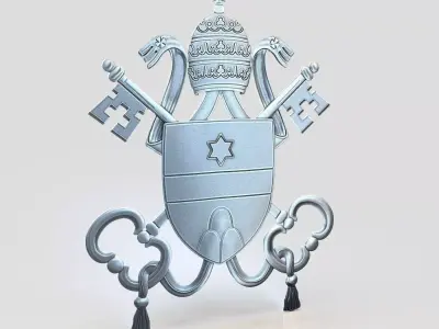 Coat of Arms 3D Relief 3D print model