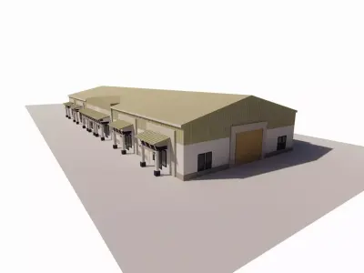 Warehouse-Warehouse Building 3D model