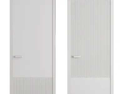 Velvet doors set 1 3D model