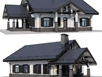 Modern house 20 3D model