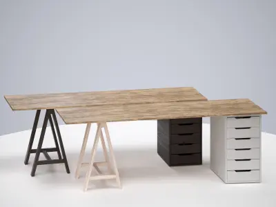 Table ar vr optimized Low-poly 3D model