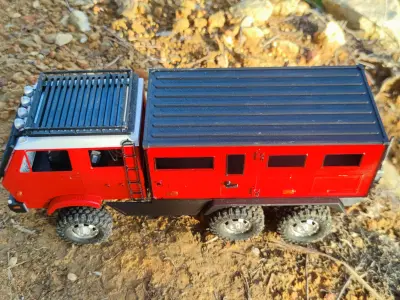 Crawler G90 Expedition Suite - CR18P 6x6 RC rear body attachment 3D print model