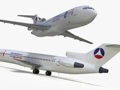  Boeing Airplanes Rigged for Cinema Collection 