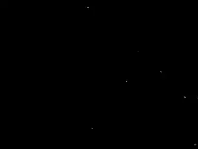 Falling Snow Straight Looping Rigged Animation Low-poly 3D model