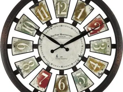 20 Wall Clock 3D model