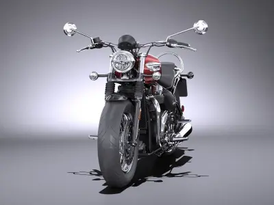 Triumph Bonneville Speedmaster 2018 3D model
