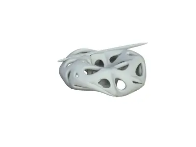 SciFi Cube Object No 17829 Low Poly Shape Texture