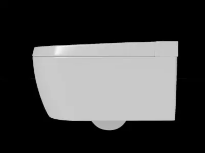 Moder Wall Hung Toilet   3D model