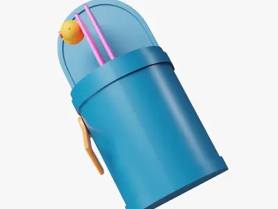 Mail Box 3D Icon Illustration Low-poly 3D model