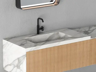 Modern Bathroom Cabinet No 075 3D model