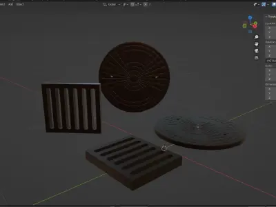 MANHOLE COVER 3D model