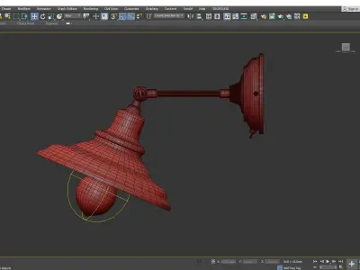 Lido Arte Lamp Low-poly 3D model