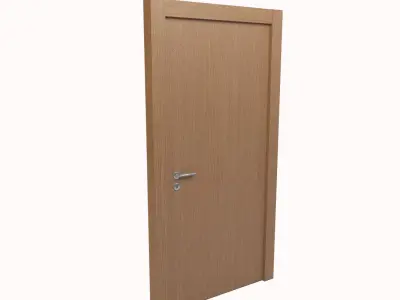 Modern Wooden Door 3D model