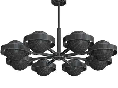 Kinesis Chandeliers Set 3D model