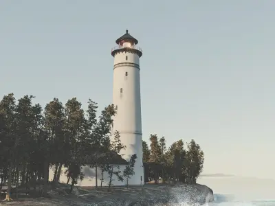 Light house 3D model