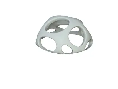 SciFi Cube Object No 54971 Low Poly Shape Low-poly 3D model