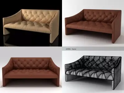 Burnham sofa 3D model