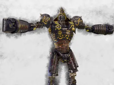 Real Steel Blender Released Noisy Boy 3D model