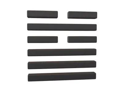 I Ching Hexagrams 5 xu v1 001 Low-poly 3D model