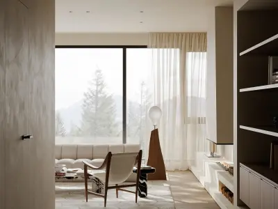 apartment interior scenes    3D model 27