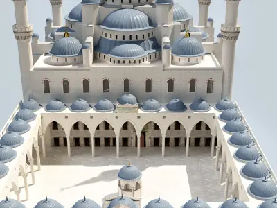 Sultan Ahmet Mosque 3D model