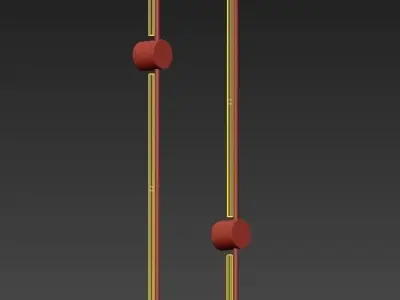 LINES BLACK 3D model