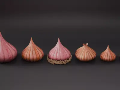 Fantasy Village 3D model