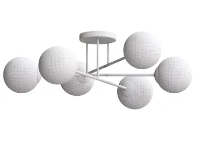 Glassy ceiling light 3D model