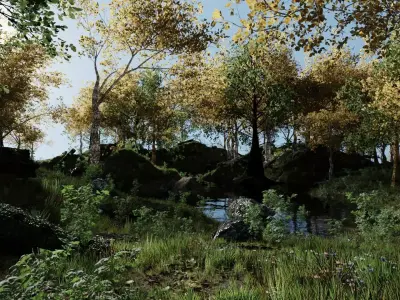 Forest Scene 2 3D model