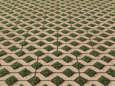 Eco tiles 4 3D model