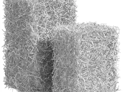 Bales of hay 3D model