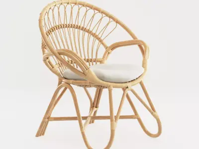 Rattan Chair 3D model
